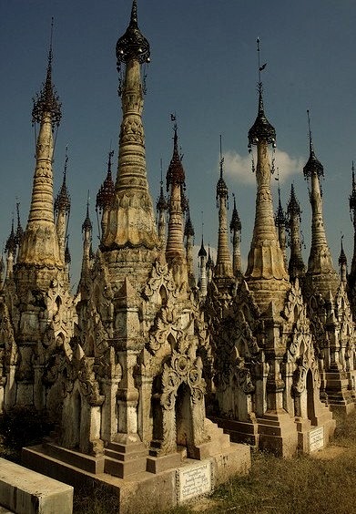 The ancient Kakku Pagodas, Shan State, Myanmar